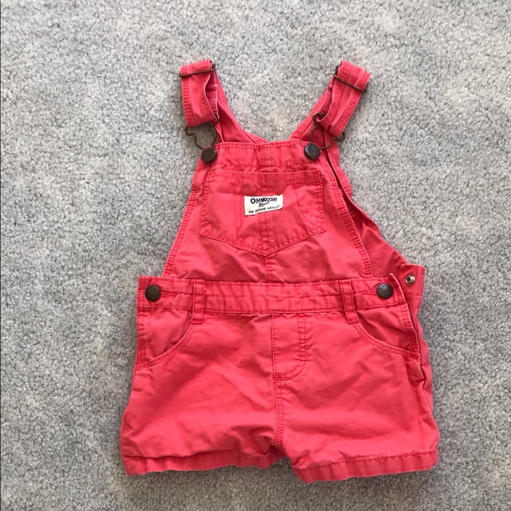 Oshkosh 18 month overalls pink